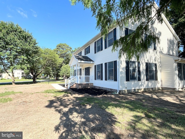 view of home's exterior