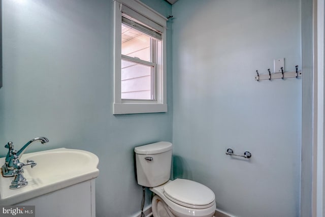 bathroom featuring toilet