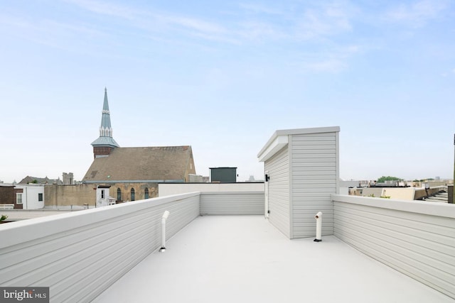 view of patio / terrace featuring a balcony