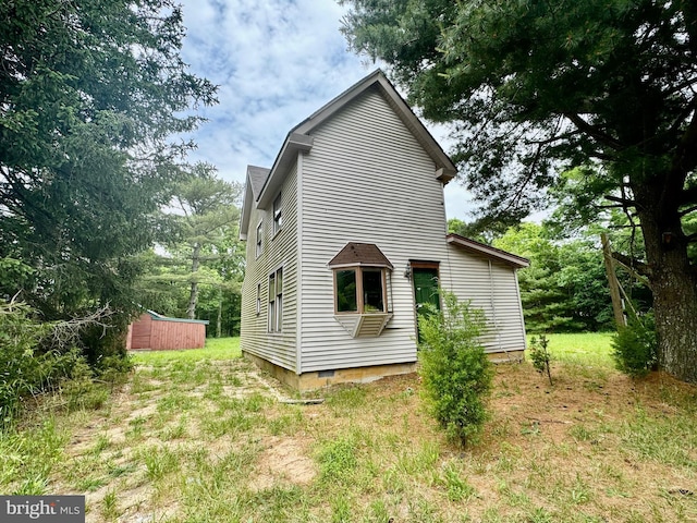 view of side of home