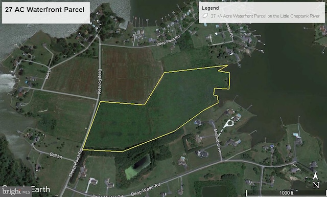 Deep Point Rd, Woolford MD, 21677 land for sale