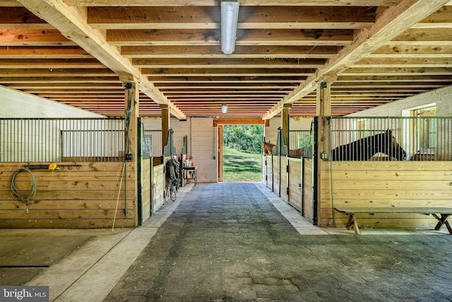 view of stable