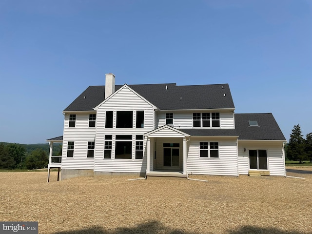 view of rear view of property