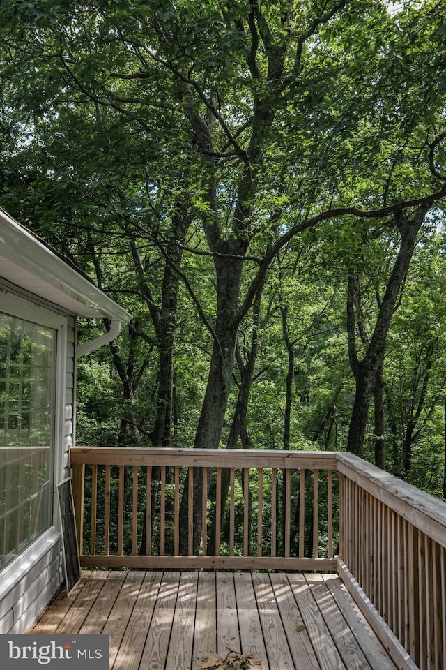 view of deck