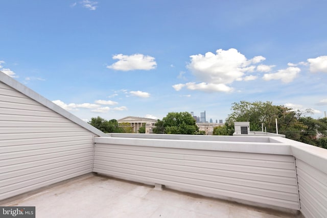 view of patio / terrace featuring a balcony