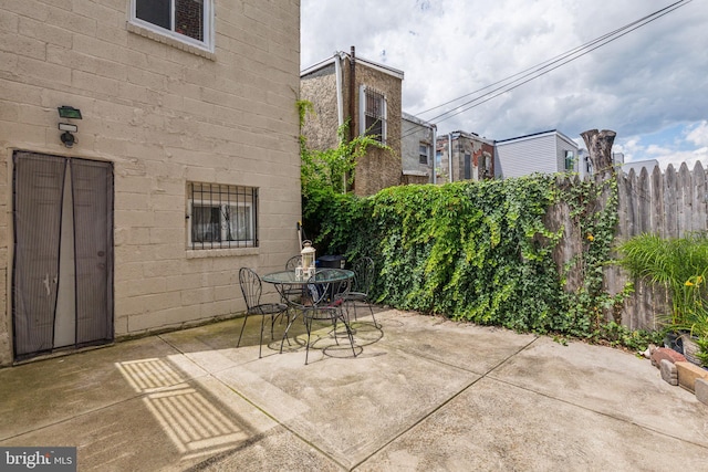 view of patio