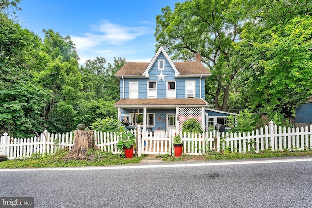 view of front of home