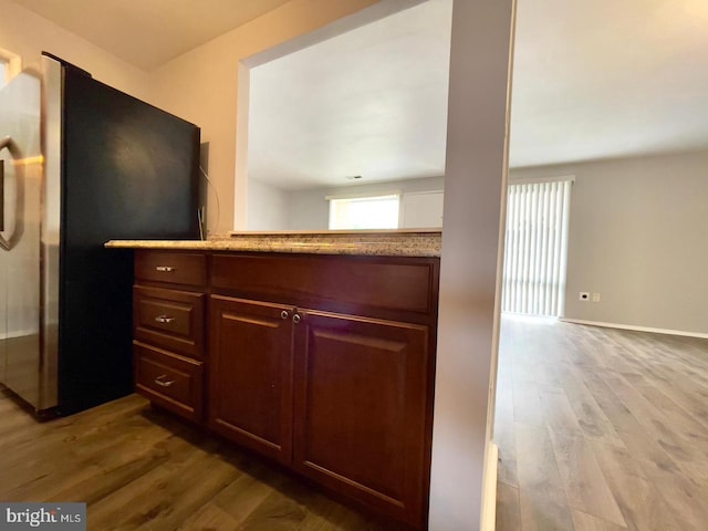 bathroom featuring hardwood / wood-style flooring