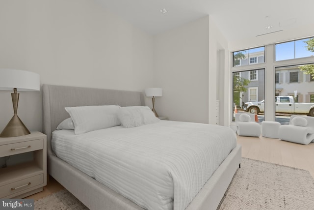 3255 Prospect St NW One, Unit One, Washington, DC 20007 - bedroom featuring access to outside and wood finished floors