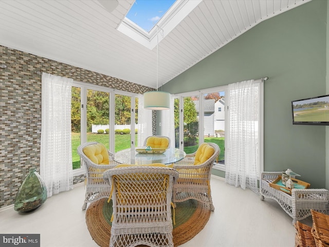 30602 Foxchase Dr, Salisbury, MD 21804 - sunroom / solarium with plenty of natural light and a skylight