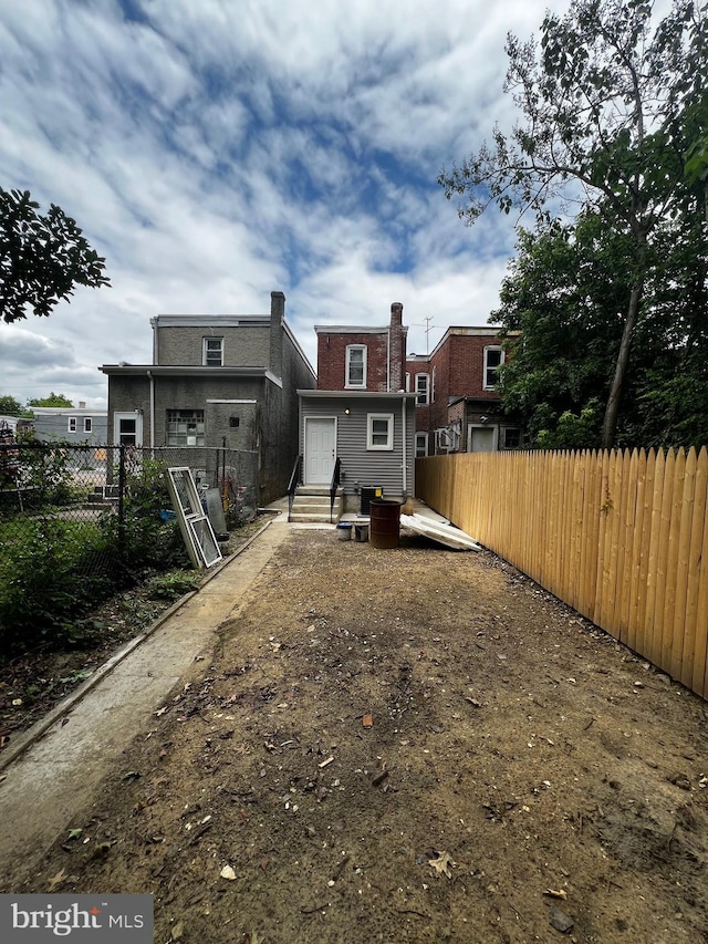 view of rear view of house