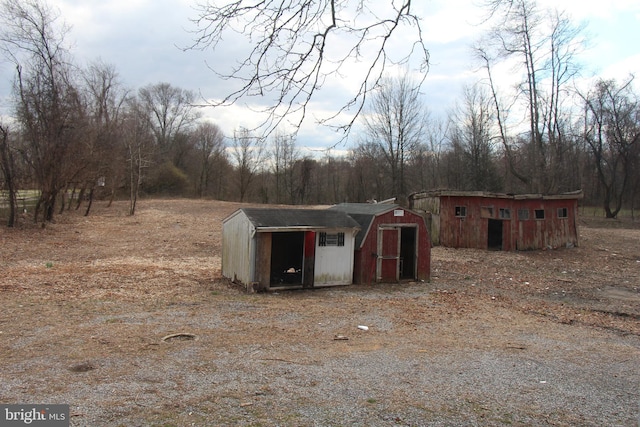 view of outdoor structure