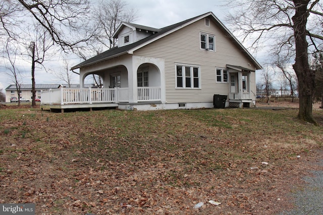 view of back of property