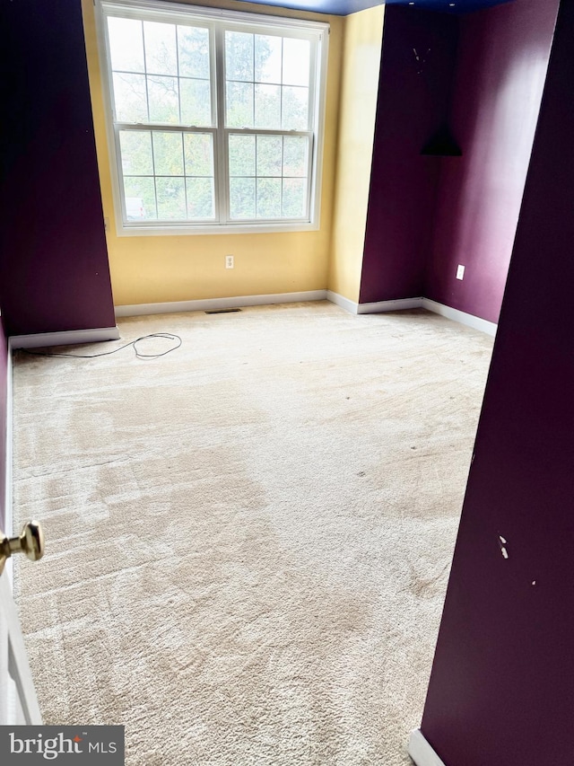 empty room featuring carpet floors