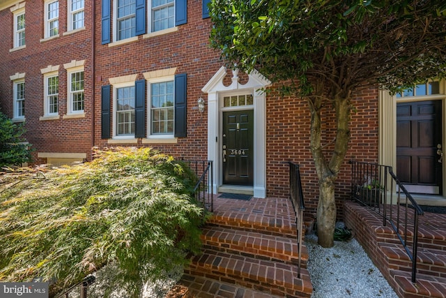 3604 Winfield Ln NW, Washington, DC 20007 - property entrance with brick siding