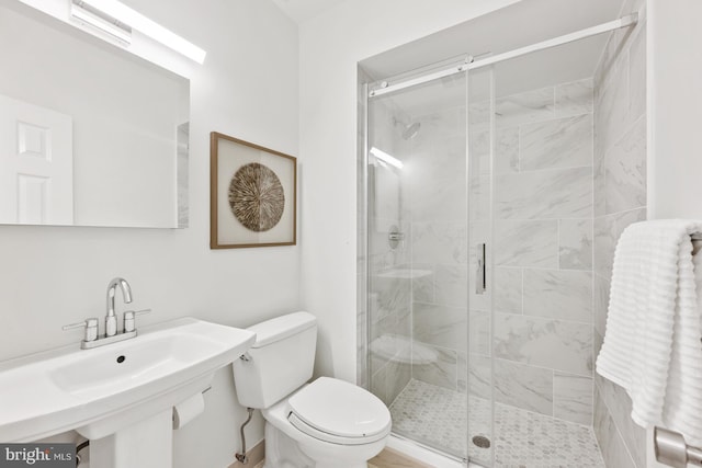 3604 Winfield Ln NW, Washington, DC 20007 - bathroom with toilet and a stall shower