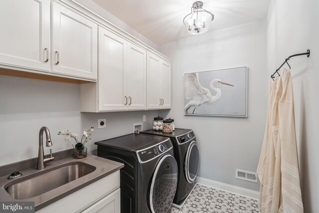 full bathroom with tile patterned floors, vanity, toilet, and shower / bathtub combination with curtain