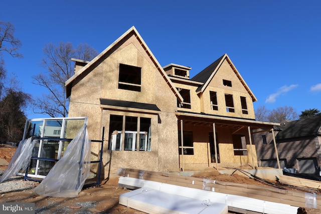 view of back of property