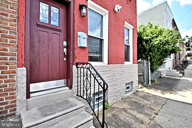 view of entrance to property