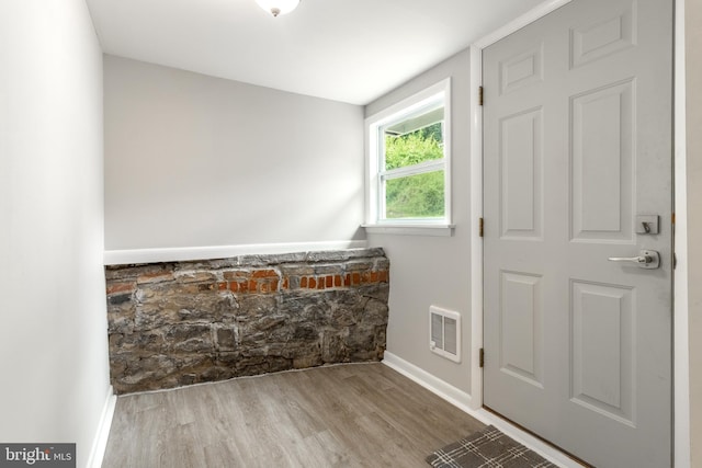 bathroom featuring hardwood / wood-style floors