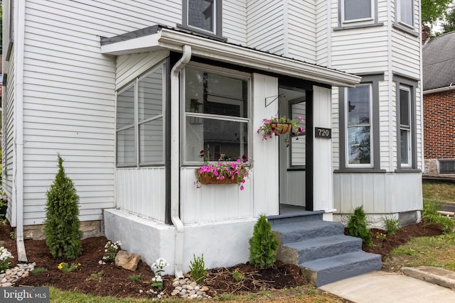 view of entrance to property