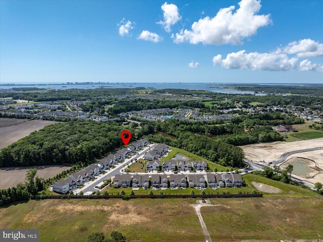 birds eye view of property featuring a residential view