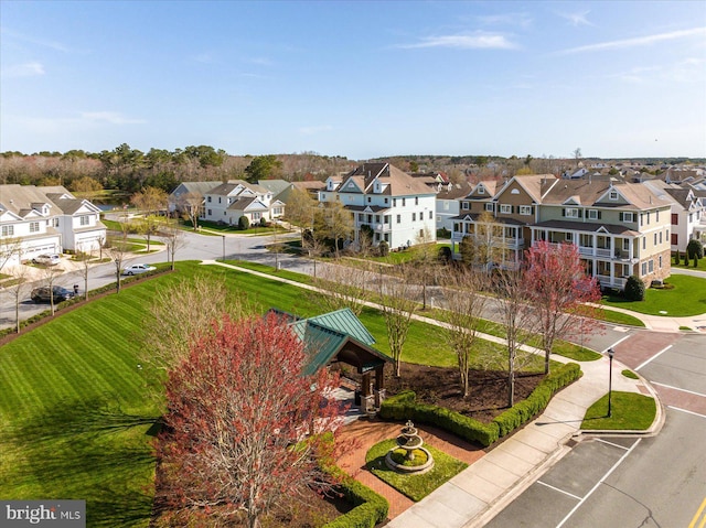 exterior space with a residential view