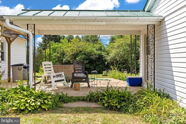 view of patio