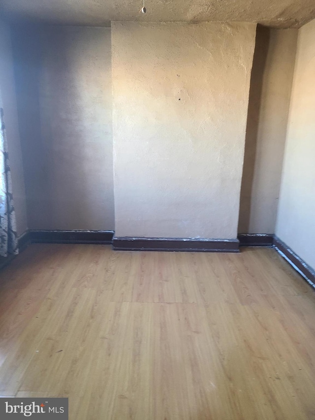 empty room featuring light hardwood / wood-style flooring