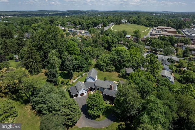 aerial view