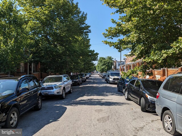 view of road