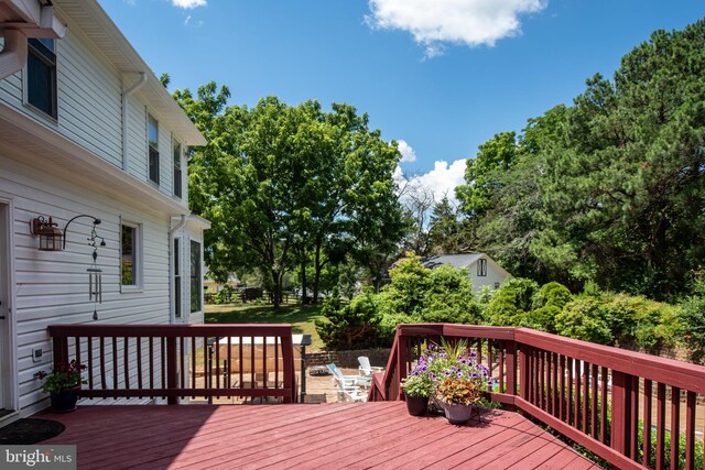 view of deck