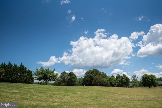 view of landscape featuring a rural view