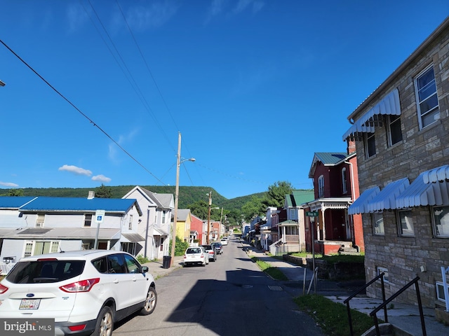 view of road