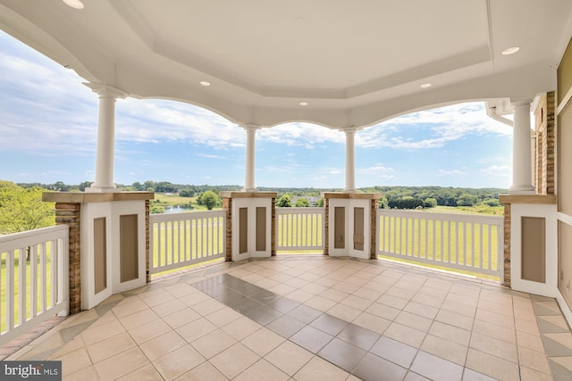 14950 Kelley Farm, Darnestown, MD 20874 - view of patio / terrace featuring a water view
