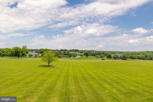 14950 Kelley Farm, Darnestown, MD 20874 - surrounding community with a yard, a water view, and view of wooded area