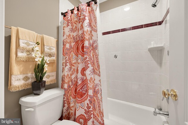 14950 Kelley Farm, Darnestown, MD 20874 - bathroom featuring shower / bath combo and toilet