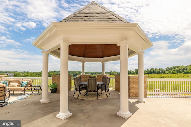 14950 Kelley Farm, Darnestown, MD 20874 - view of patio with a gazebo
