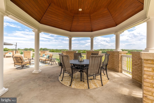 14950 Kelley Farm, Darnestown, MD 20874 - view of patio with a gazebo