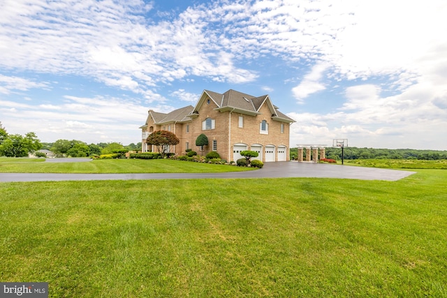 14950 Kelley Farm, Darnestown, MD 20874 - view of front facade featuring a garage, asphalt driveway, and a front yard