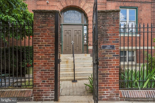 view of entrance to property