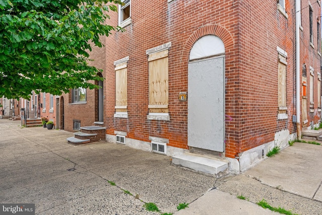 view of entrance to property