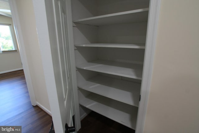 view of closet