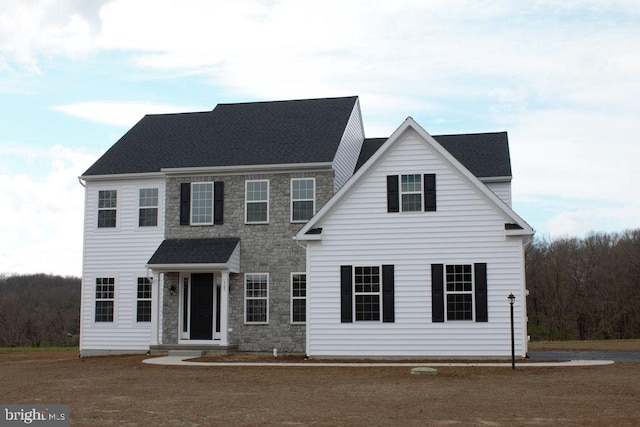 view of colonial-style house