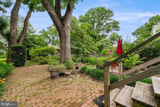 view of patio