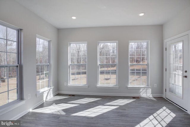 interior space with a wealth of natural light