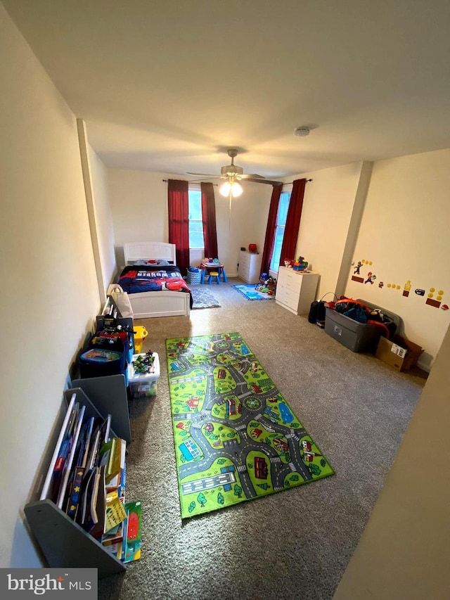 7200 Havre Turn Turn, Upper Marlboro, MD 20772 - playroom with ceiling fan and carpet floors