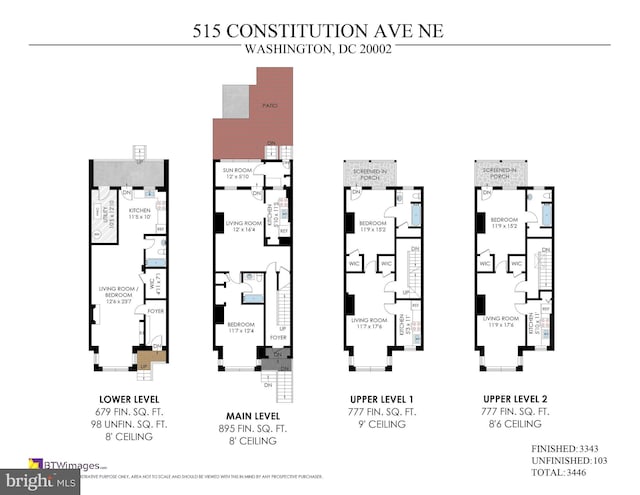 515 Constitution NE, Washington, DC 20002 - view of floor plan / room layout