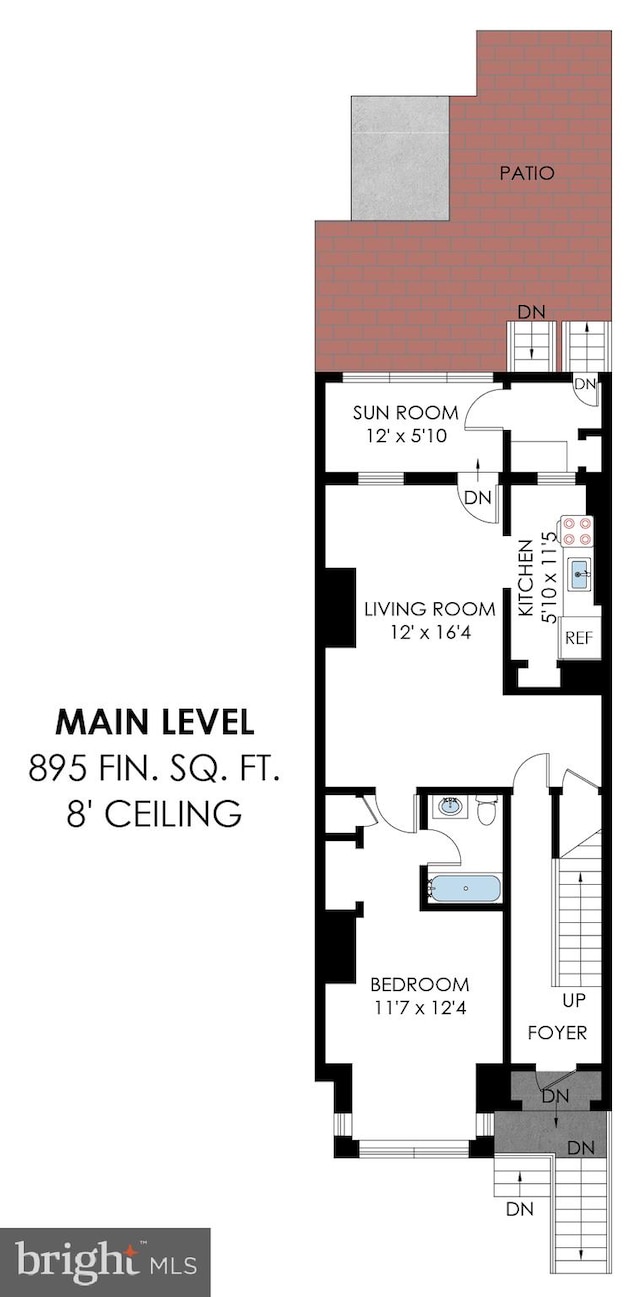 515 Constitution NE, Washington, DC 20002 - view of floor plan / room layout