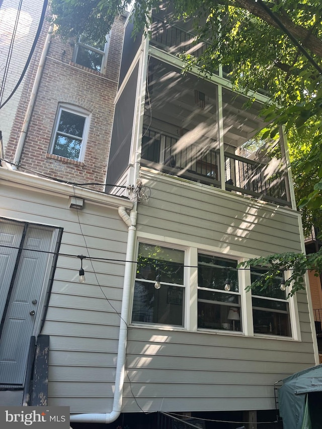 515 Constitution NE, Washington, DC 20002 - view of property exterior with a balcony and brick siding